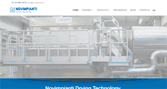 Desktop Screenshot of novimpianti.com