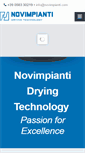 Mobile Screenshot of novimpianti.com